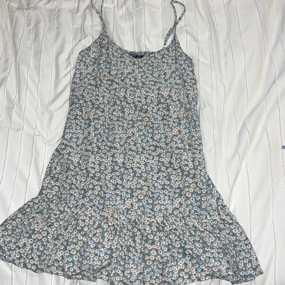 floral patterned sun dress